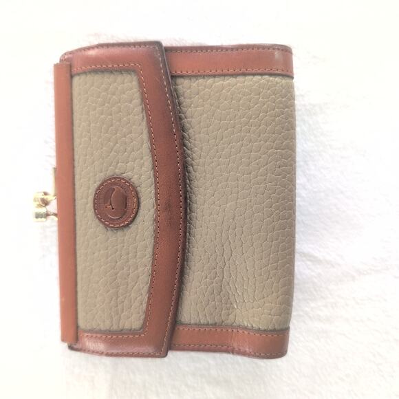 Vintage Dooney & Bourke Pebbled Leather Coin Purse/Wallet Made In USA - Picture 1 of 12